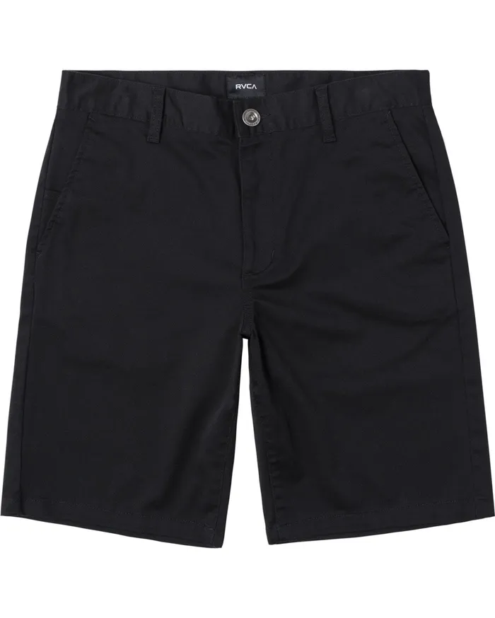 RVCA Mens Shorts WeekEnd 20034 Stretch Shorts Black Blk Gift Ideas