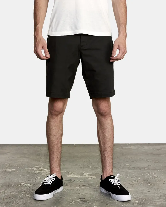 RVCA Mens Shorts WeekEnd 20034 Stretch Shorts Black Blk Gift Ideas