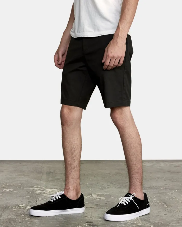 RVCA Mens Shorts WeekEnd 20034 Stretch Shorts Black Blk Gift Ideas