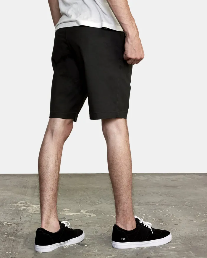 RVCA Mens Shorts WeekEnd 20034 Stretch Shorts Black Blk Gift Ideas