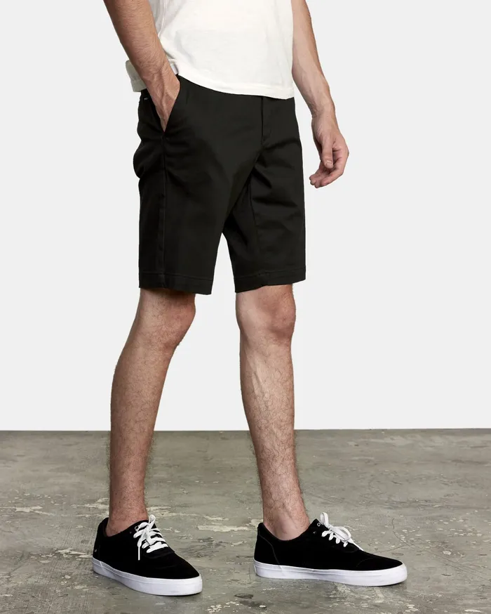 RVCA Mens Shorts WeekEnd 20034 Stretch Shorts Black Blk Gift Ideas