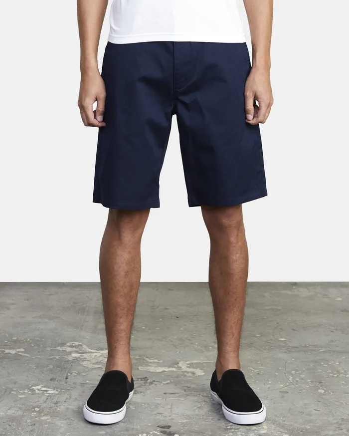 RVCA Mens Shorts Weekend Stretch Walkshorts 20034 Navy Marine Myv Gift 4 You