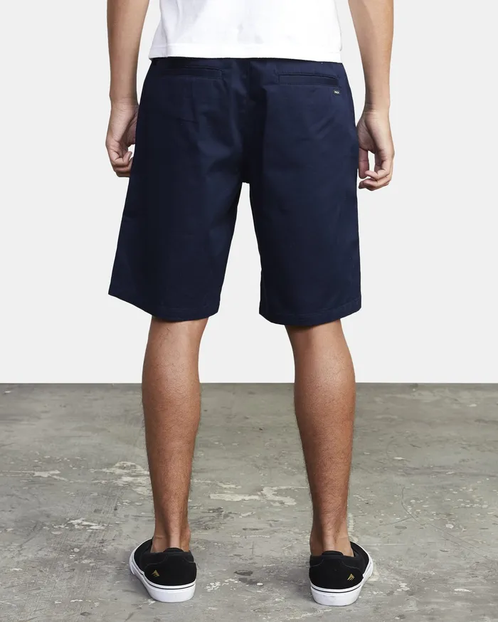 RVCA Mens Shorts Weekend Stretch Walkshorts 20034 Navy Marine Myv Gift 4 You