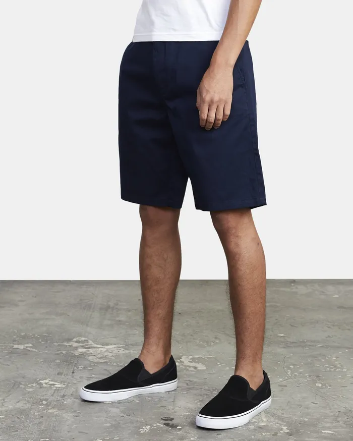RVCA Mens Shorts Weekend Stretch Walkshorts 20034 Navy Marine Myv Gift 4 You