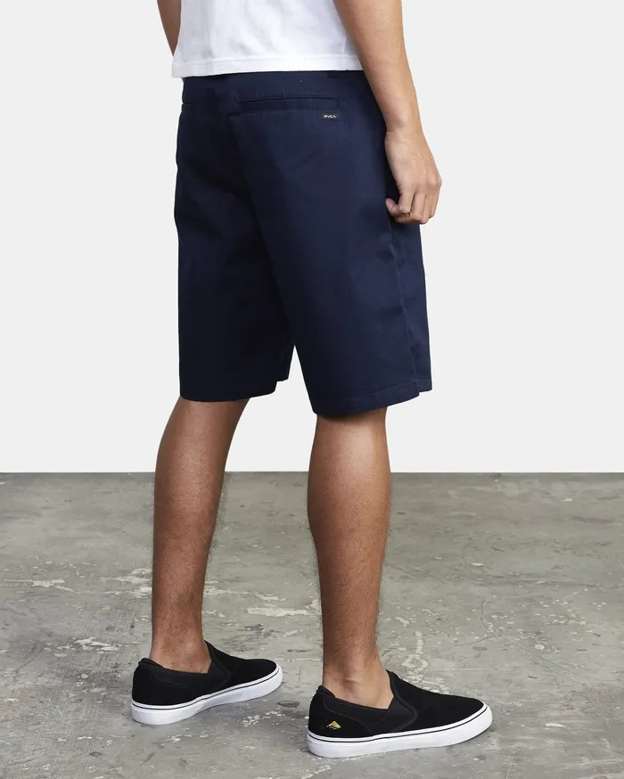 RVCA Mens Shorts Weekend Stretch Walkshorts 20034 Navy Marine Myv Gift 4 You