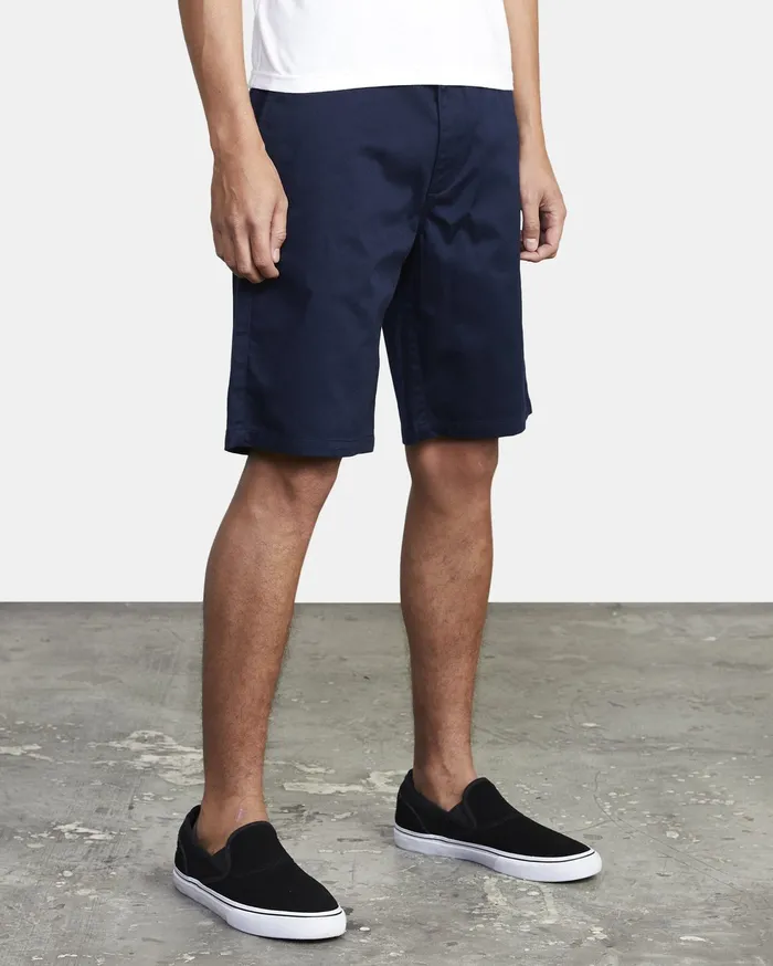 RVCA Mens Shorts Weekend Stretch Walkshorts 20034 Navy Marine Myv Gift 4 You