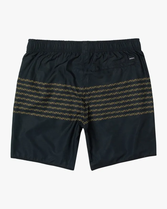 RVCA Mens Shorts Yogger Iv Athletic Shorts 17034 BlackGreen Bkg Cheap On Sale