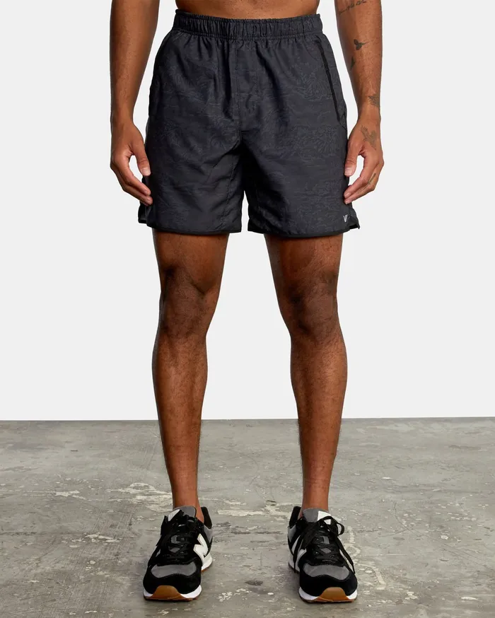 RVCA Mens Shorts Yogger Iv Athletic Shorts 17034 Hawaiian Camo Kvd9 Online