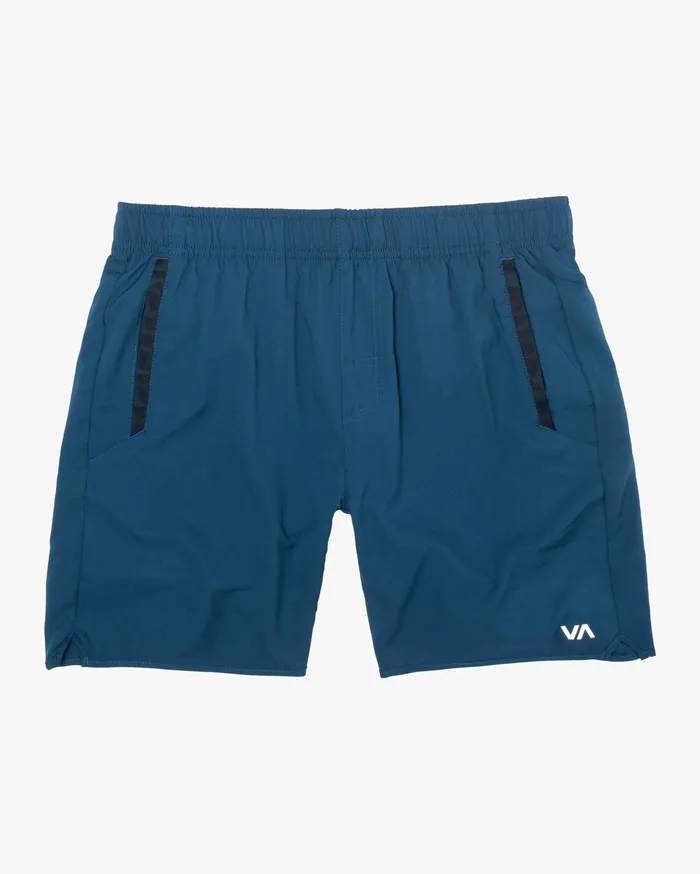 RVCA Mens Shorts Yogger Iv Athletic Shorts 17034 Majolica Blue Bsm0 Online