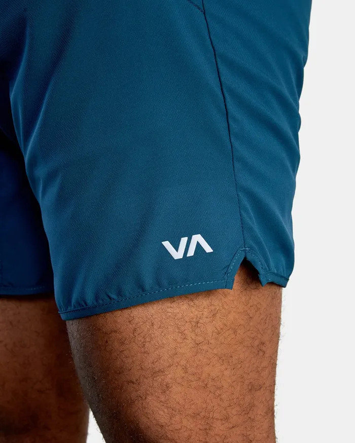 RVCA Mens Shorts Yogger Iv Athletic Shorts 17034 Majolica Blue Bsm0 Online