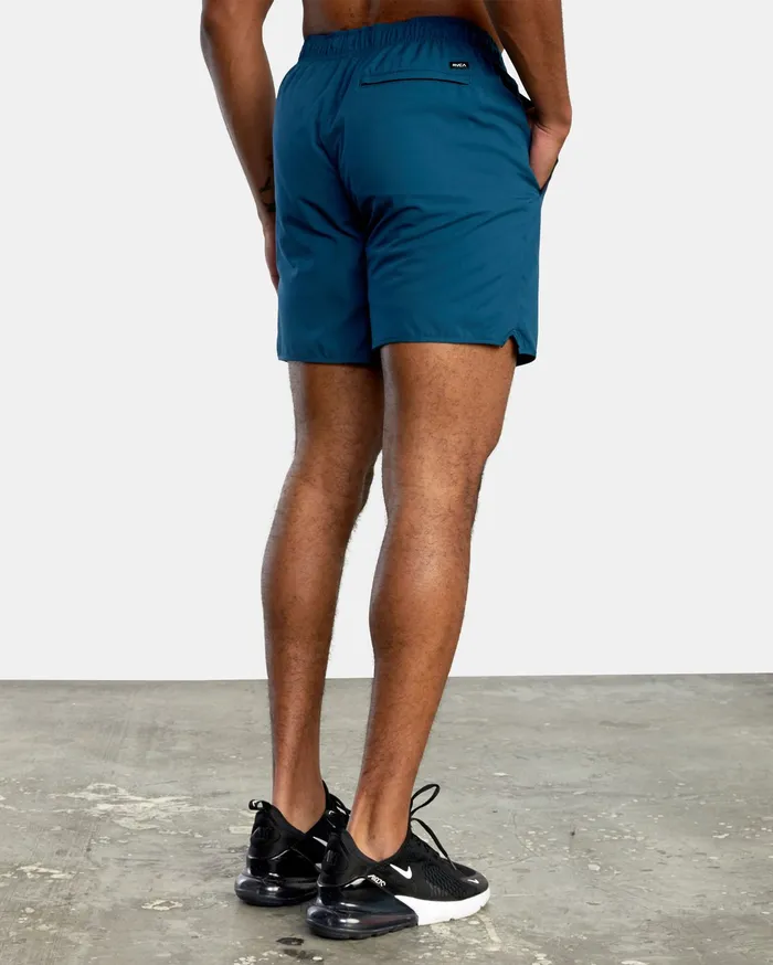 RVCA Mens Shorts Yogger Iv Athletic Shorts 17034 Majolica Blue Bsm0 Online