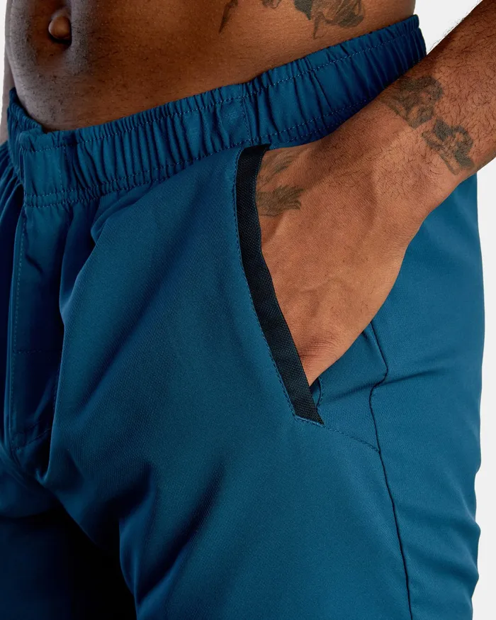 RVCA Mens Shorts Yogger Iv Athletic Shorts 17034 Majolica Blue Bsm0 Online