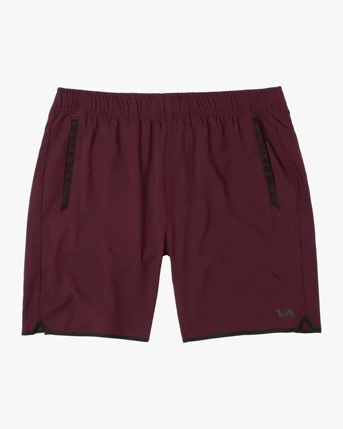 RVCA Mens Shorts Yogger Iv Athletic Shorts 17034 Plum Plm Gift Ideas