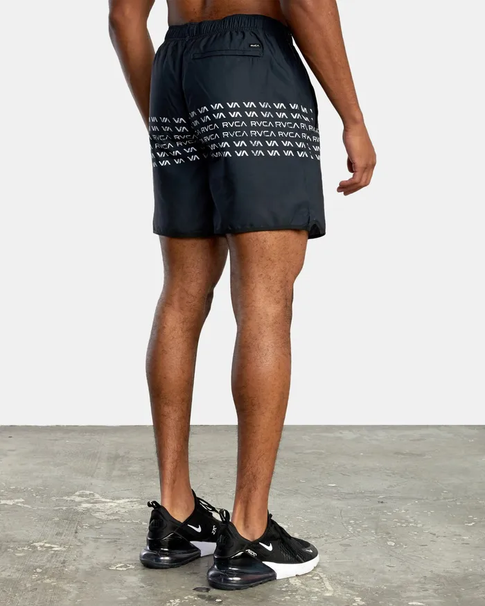 RVCA Mens Shorts Yogger Iv Athletic Shorts 17034 Rvca Wave Black Kvc0 Gift 4 You
