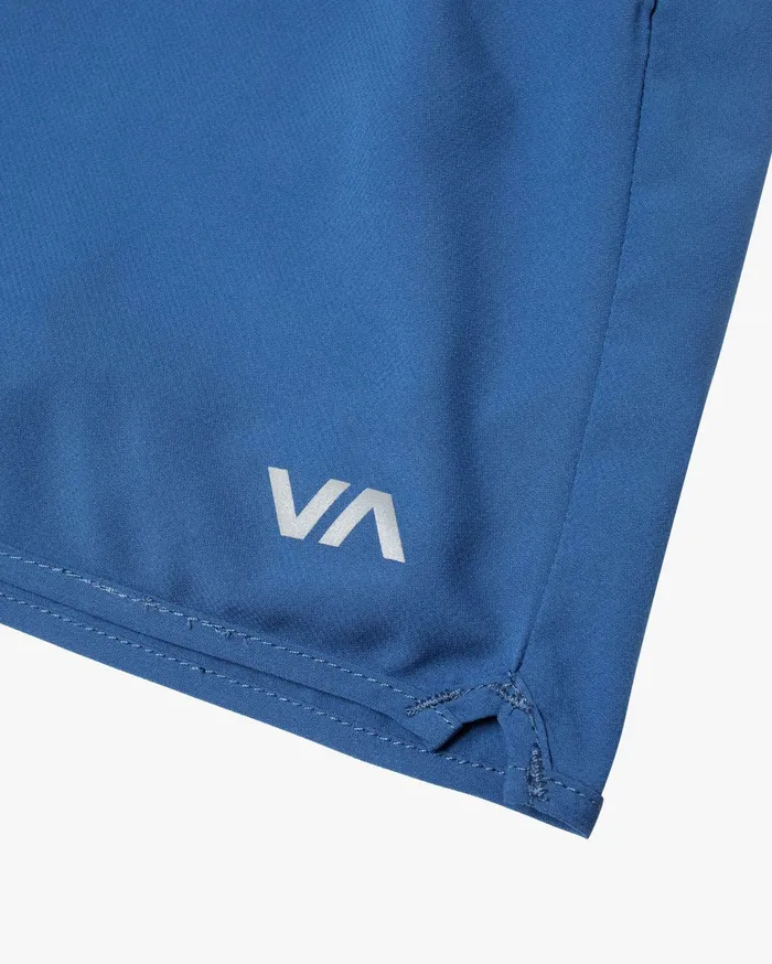 RVCA Mens Shorts Yogger Iv Athletic Shorts 17034 Surplus Blue Suu For Sale