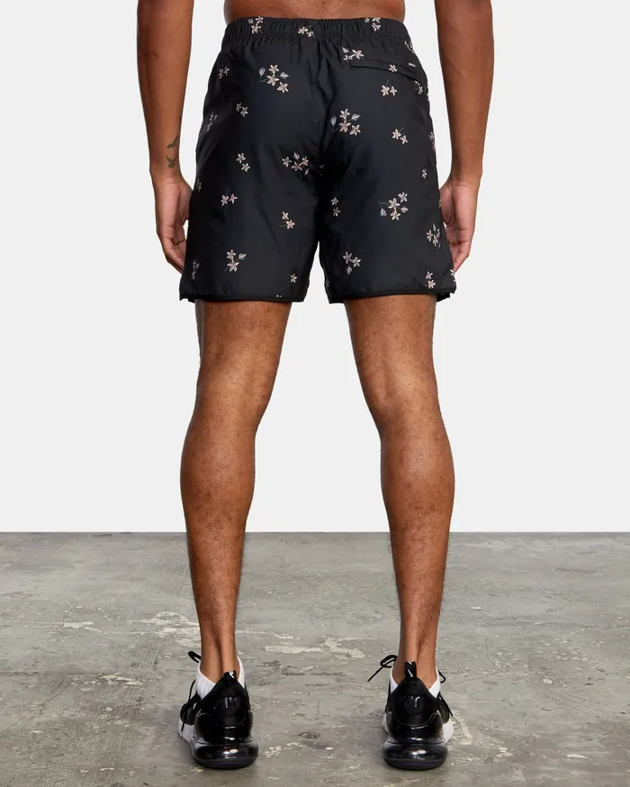 RVCA Mens Shorts Yogger Iv Athletic Shorts 17034 Tossed Dizty Floral Kvc6 Casaul