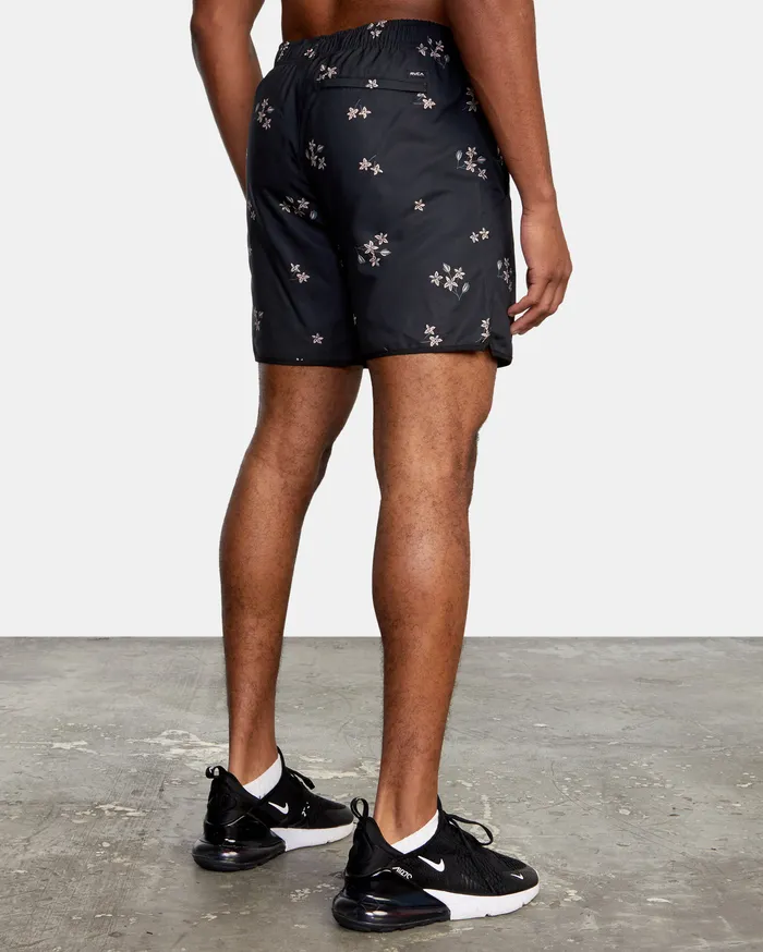 RVCA Mens Shorts Yogger Iv Athletic Shorts 17034 Tossed Dizty Floral Kvc6 Casaul