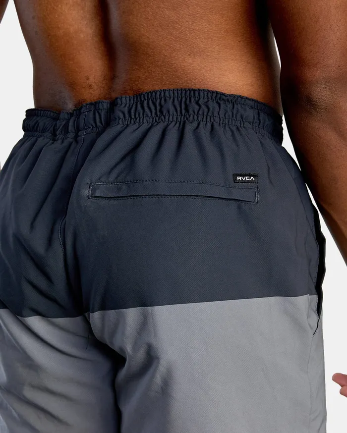 RVCA Mens Shorts Yogger Stretch Athletic Shorts 17034 Smoke Blocked Kpg5 Gift 4 You