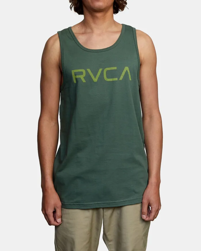 RVCA Mens Tank Tops Big Rvca Tank Top Cactus Cac