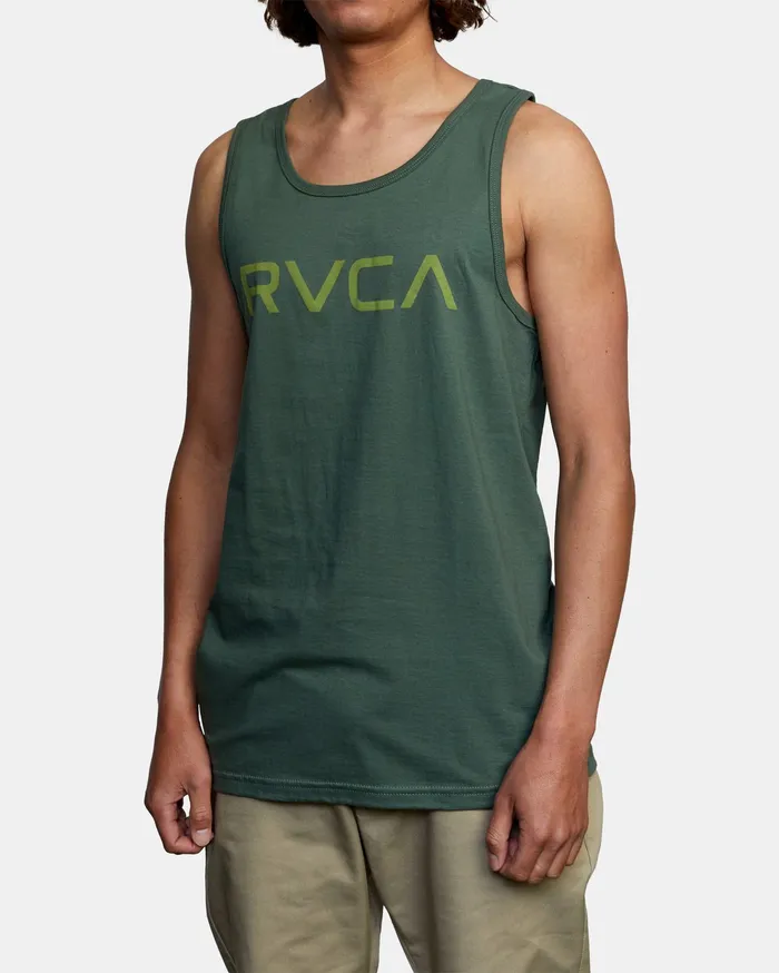 RVCA Mens Tank Tops Big Rvca Tank Top Cactus Cac