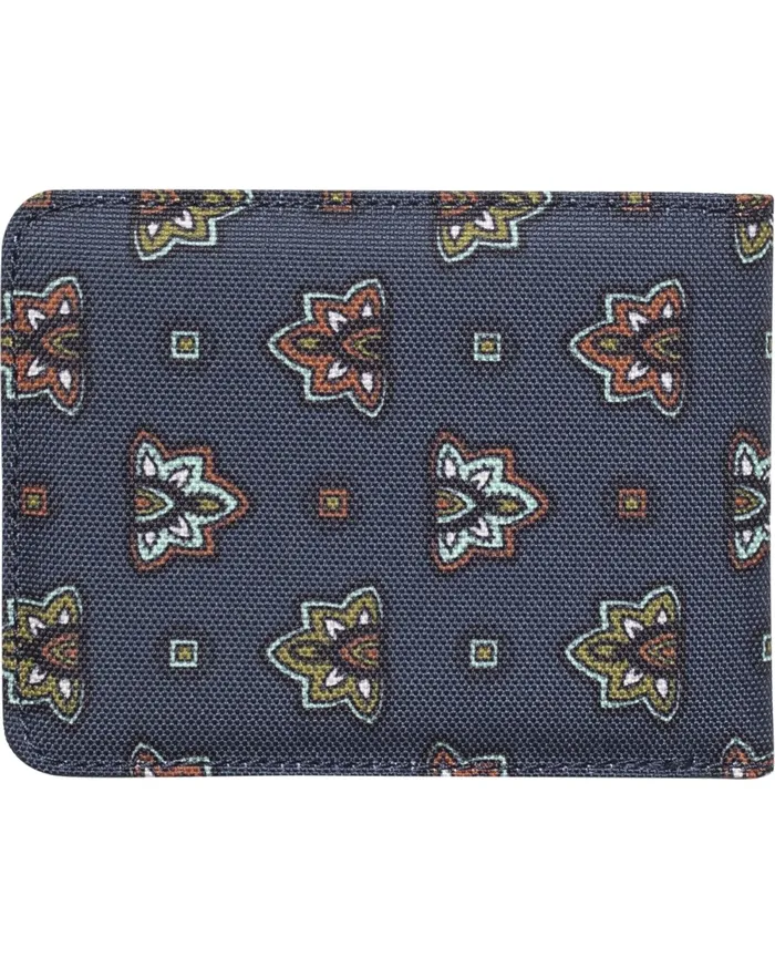 RVCA Mens Wallets Leeward Bifold Walet Blue Multi Bum Gift Ideas