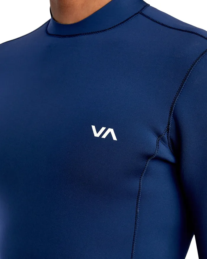 RVCA Mens Wetsuit Jackets and Tops Ancell Back Zip Neoprene Wetsuit Jacket Navy Nvy