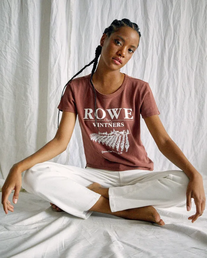 RVCA Tanks Tanks Camille Rowe Vinters TShirt Cinnamon Cin