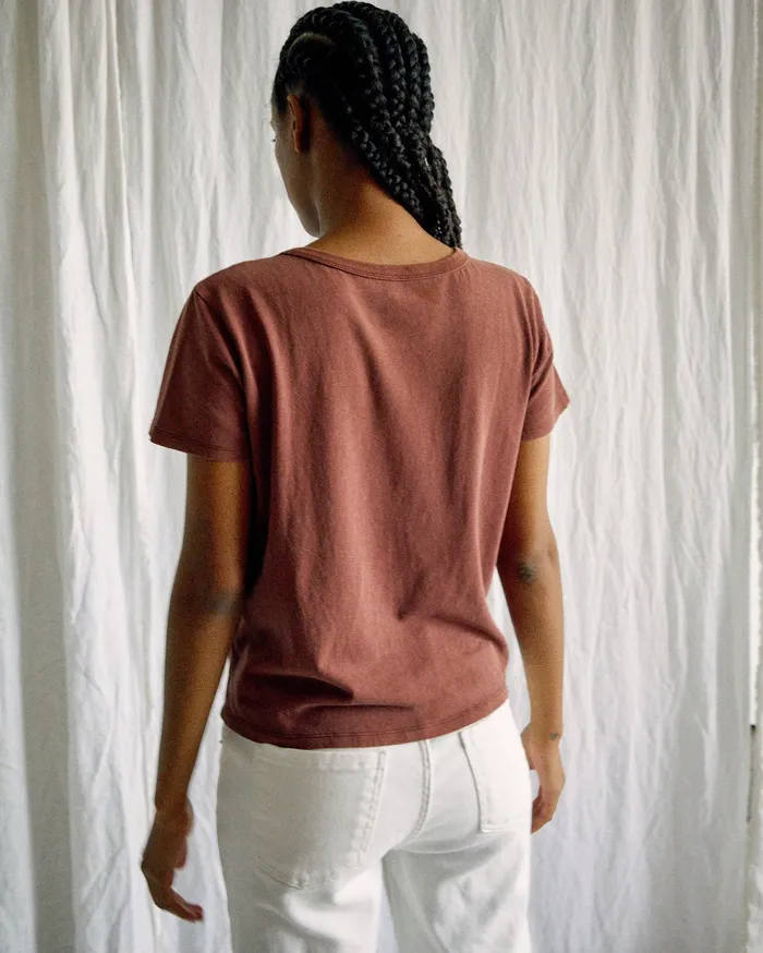 RVCA Tanks Tanks Camille Rowe Vinters TShirt Cinnamon Cin