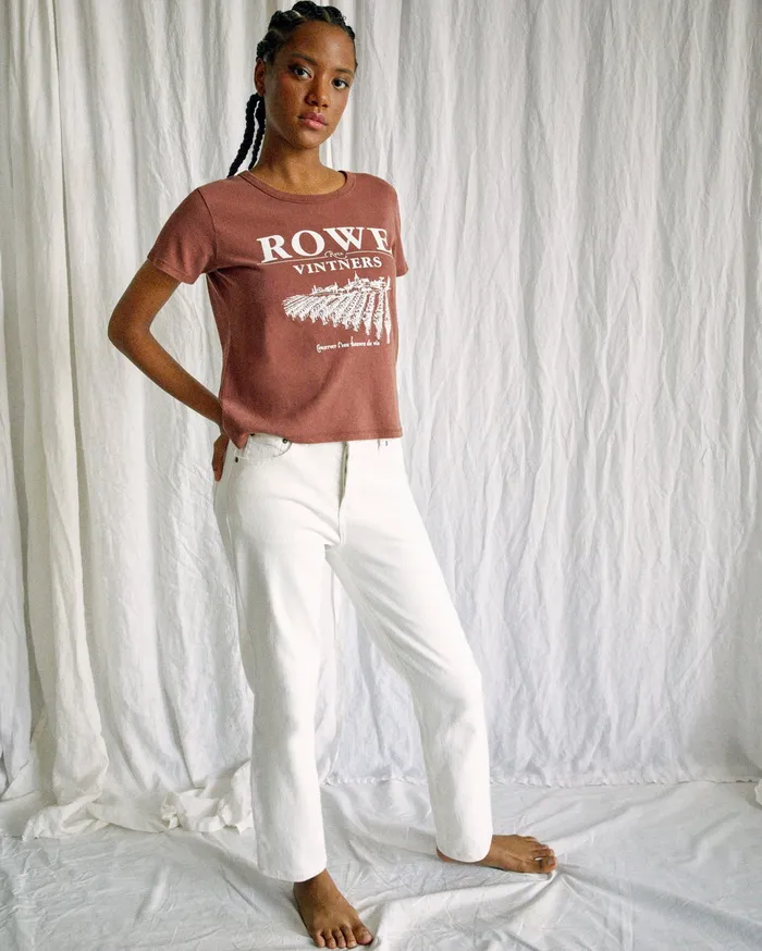 RVCA Tanks Tanks Camille Rowe Vinters TShirt Cinnamon Cin