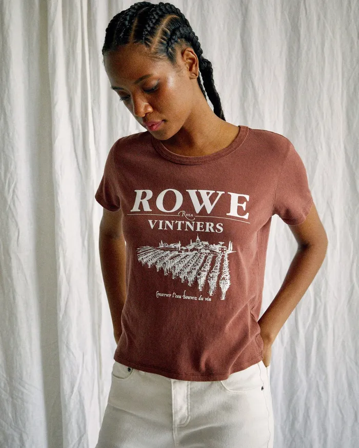RVCA Tanks Tanks Camille Rowe Vinters TShirt Cinnamon Cin