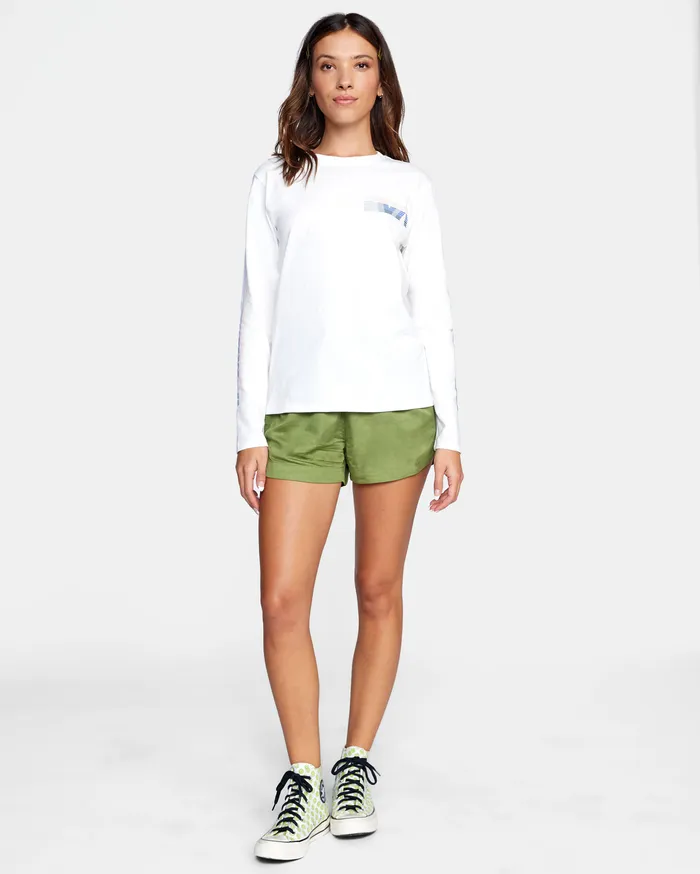 RVCA Tanks Tanks La 84 Long Sleeve Tee Vintage White Vwt