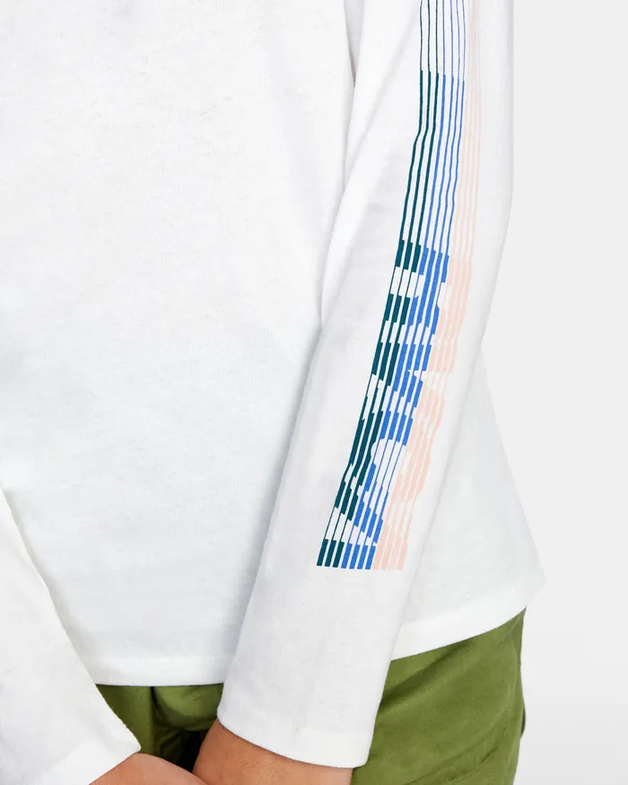 RVCA Tanks Tanks La 84 Long Sleeve Tee Vintage White Vwt