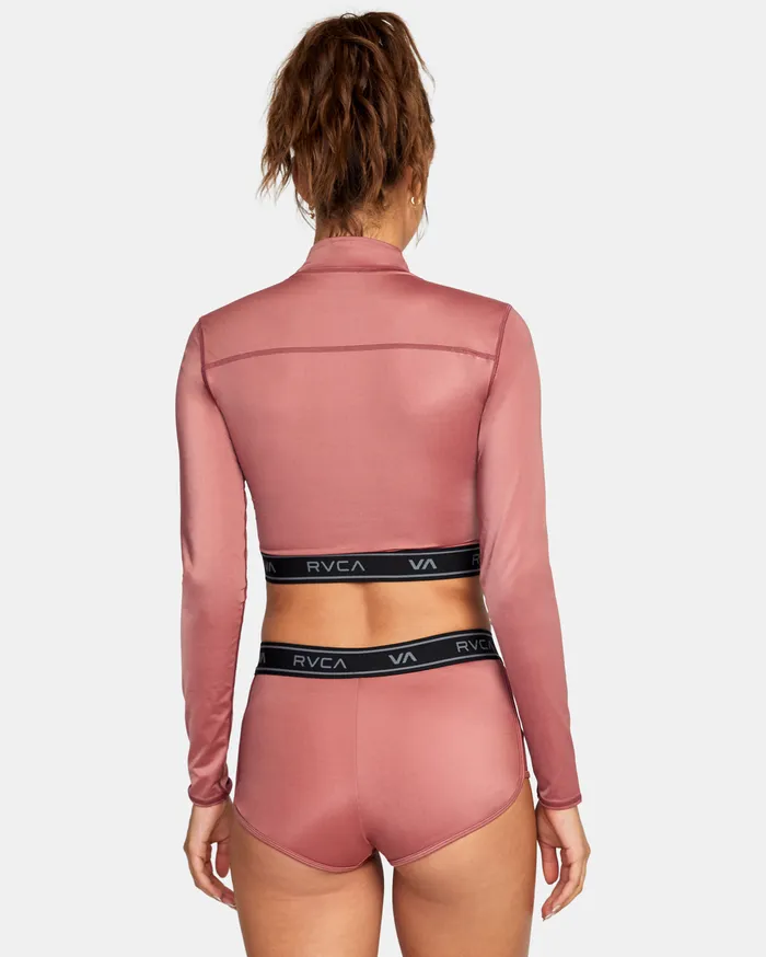 RVCA Womens Bikini Bottoms Va Band Solid MidRise Boy Brief Bikini Bottom Wild Ginger Wlg Gift 4 You