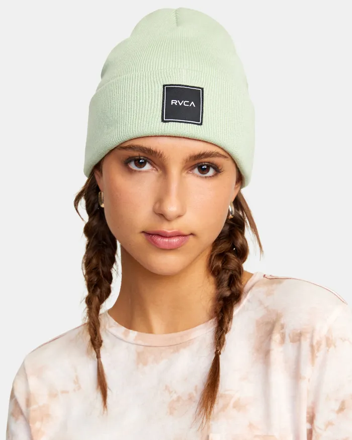 RVCA Womens Hats Essential Beanie Pistachio Pis On Sale