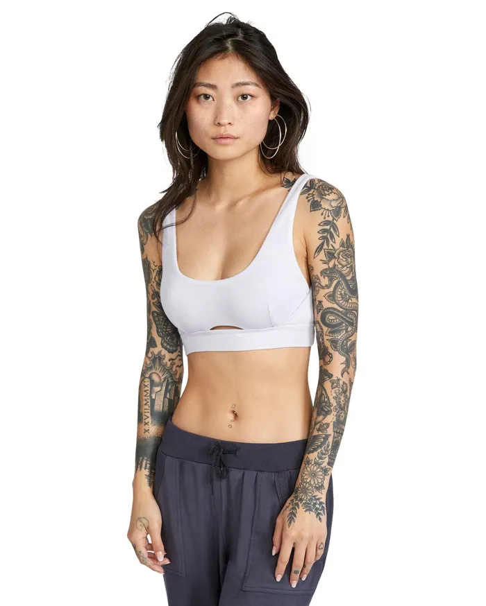 RVCA Womens Loungewear Rewind Bralette Lavender Lav