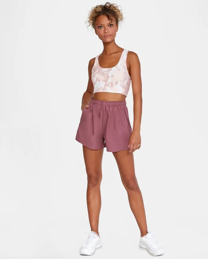 RVCA Womens Shorts Va Essential Yogger Stretch Sport Short Wild Ginger Wlg Casaul