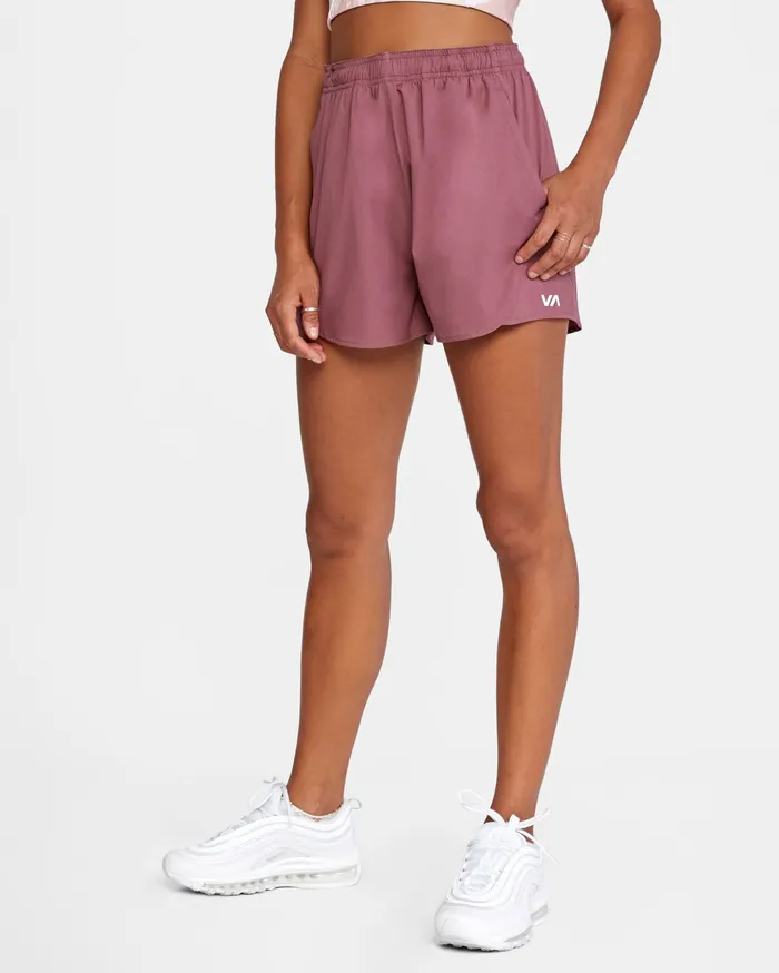 RVCA Womens Shorts Va Essential Yogger Stretch Sport Short Wild Ginger Wlg Casaul