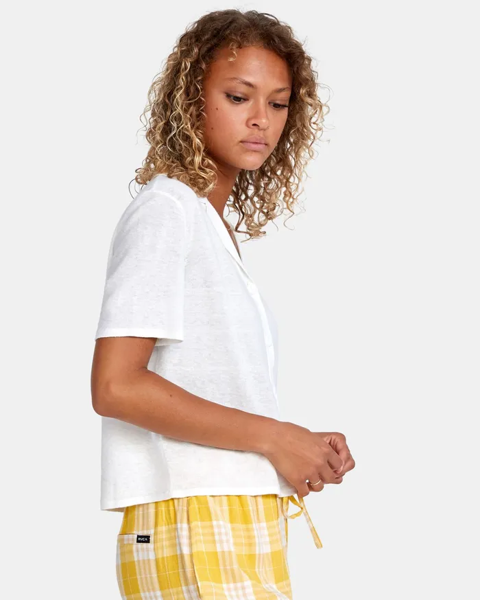 RVCA Womens Swimsuit Cover Ups Baseline Sweater Cloud Clo