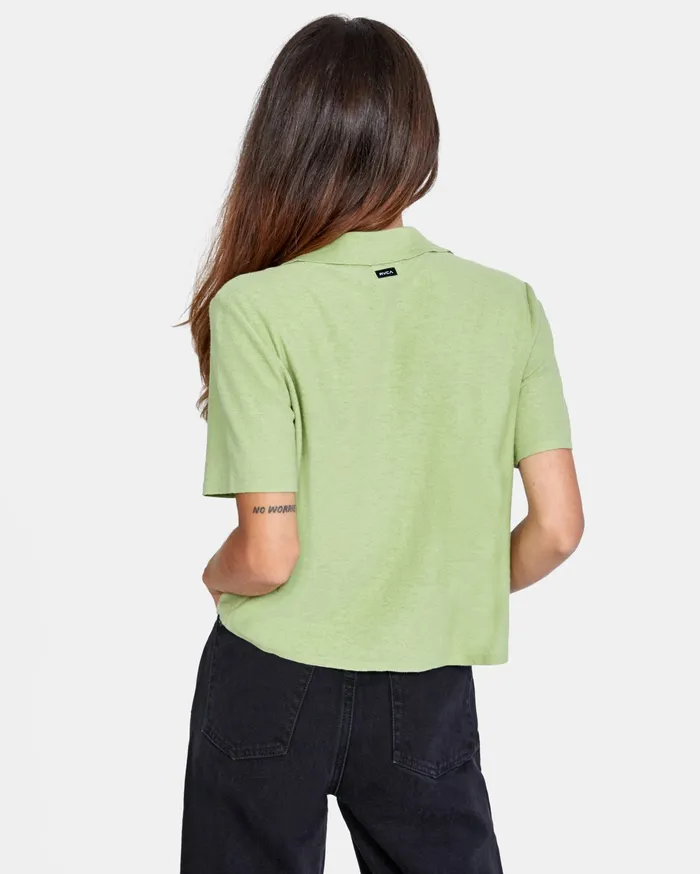 RVCA Womens Swimsuit Cover Ups Baseline Sweater Sage Sge