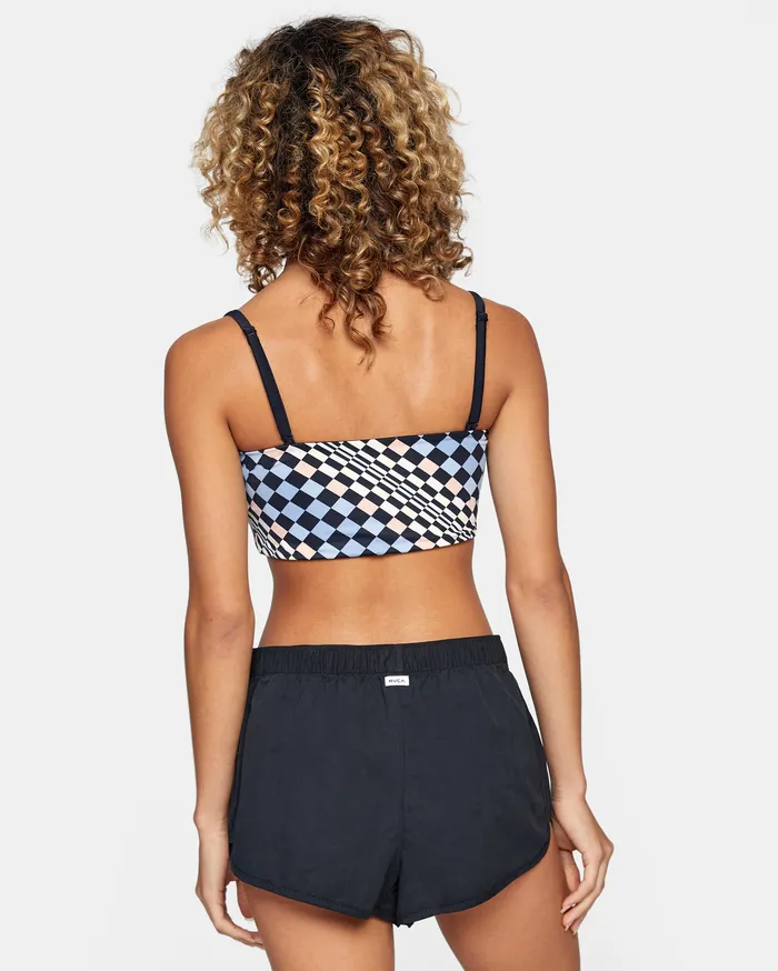 RVCA Womens Swimsuit Cover Ups Shorebreak Boardshorts Black Blk Cheap On Sale