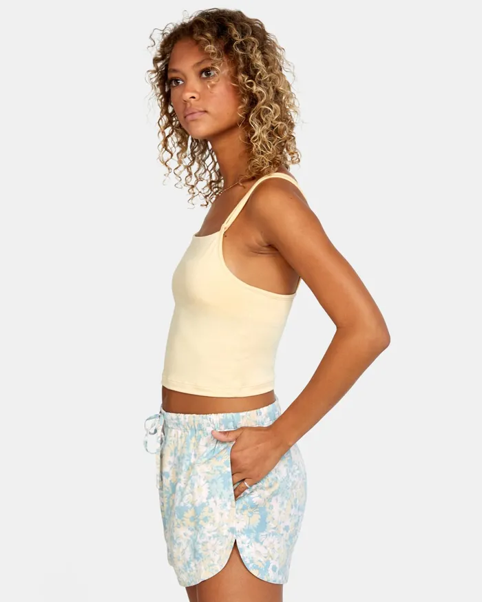 RVCA Womens Tops Canary Tank Top Apricot Apr