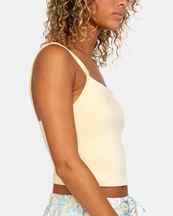 RVCA Womens Tops Canary Tank Top Apricot Apr