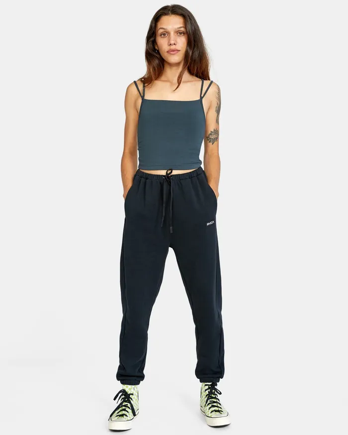 RVCA Womens Tops Canary Tank Top Iron Iro