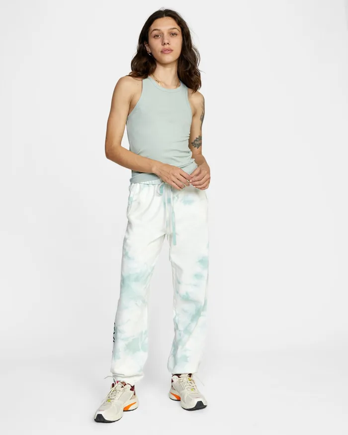 RVCA Womens Tops Century Tank Top Aqua Aqq