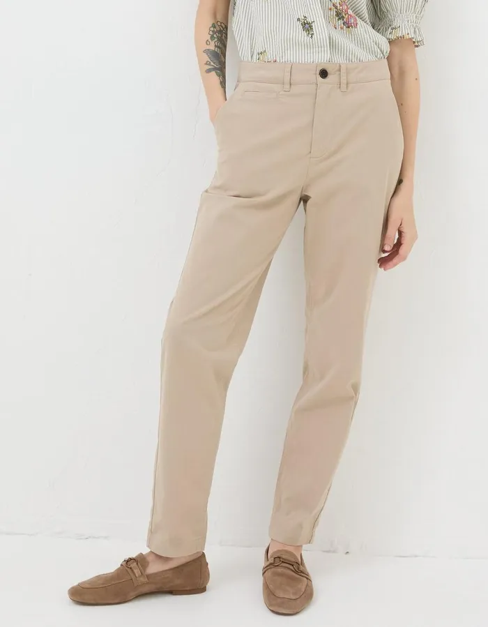 Rye Chinos Natural Women FatFace Trousers and Leggings