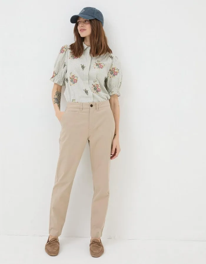 Rye Chinos Natural Women FatFace Trousers and Leggings