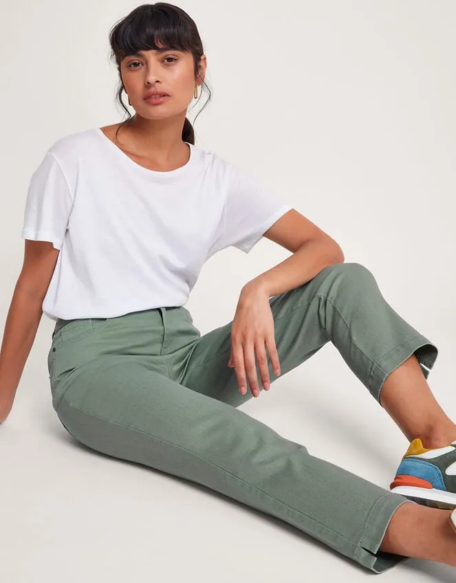 Safaia 78 Denim Jeans Green Women Monsoon Denim