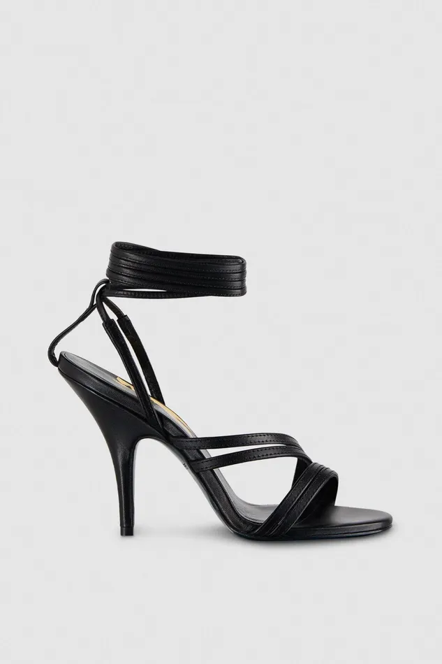 Sandals Women Patrizia Pepe Elegant Heeled Sandals Nero