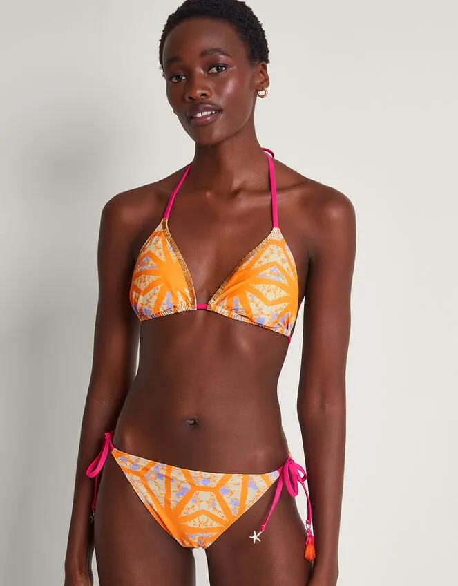 Santiago Bikini Bottoms Orange Women Monsoon Beachwear and Swimwear
