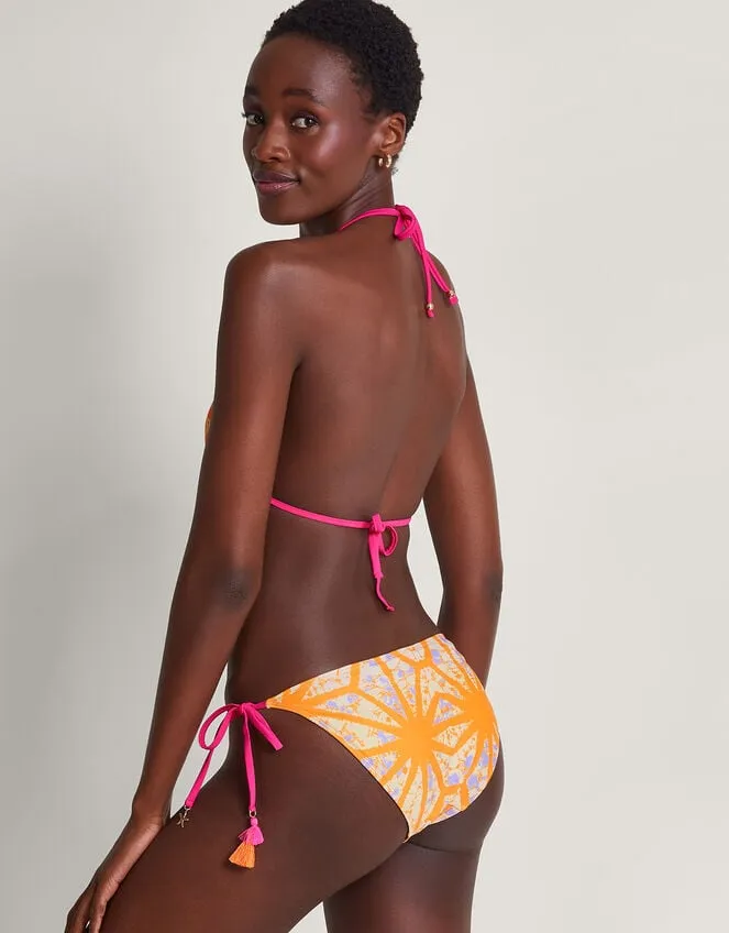 Santiago Bikini Bottoms Orange Women Monsoon Beachwear and Swimwear